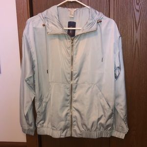 Casual zip-up hoodie jacket